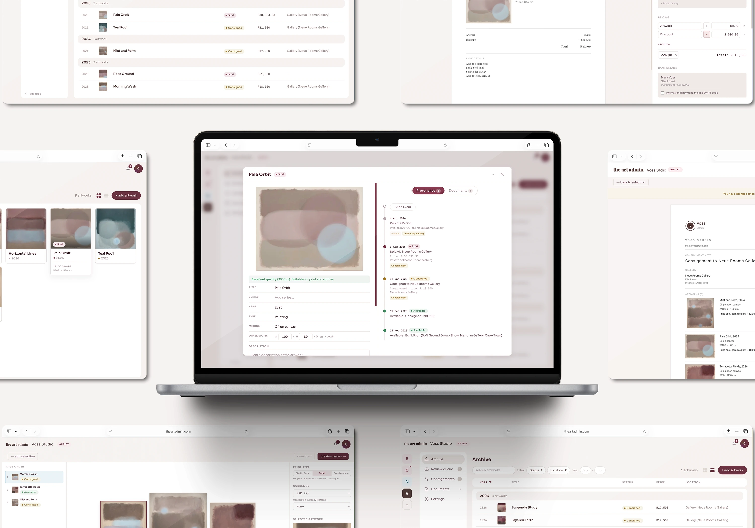 The Art Admin — archive and document management